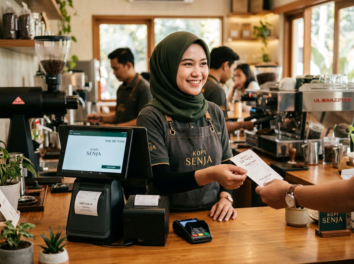 Kasir POS Cepat dengan Struk Thermal